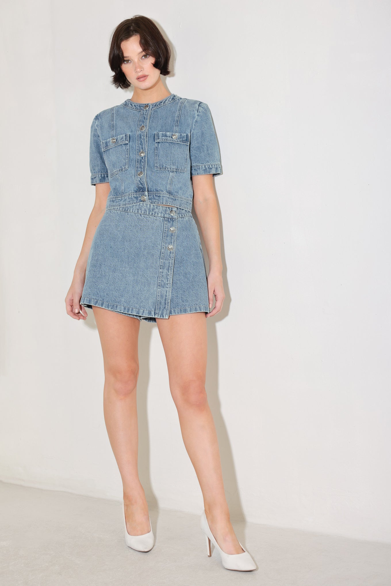 STREET MUSE DENIM SKORT