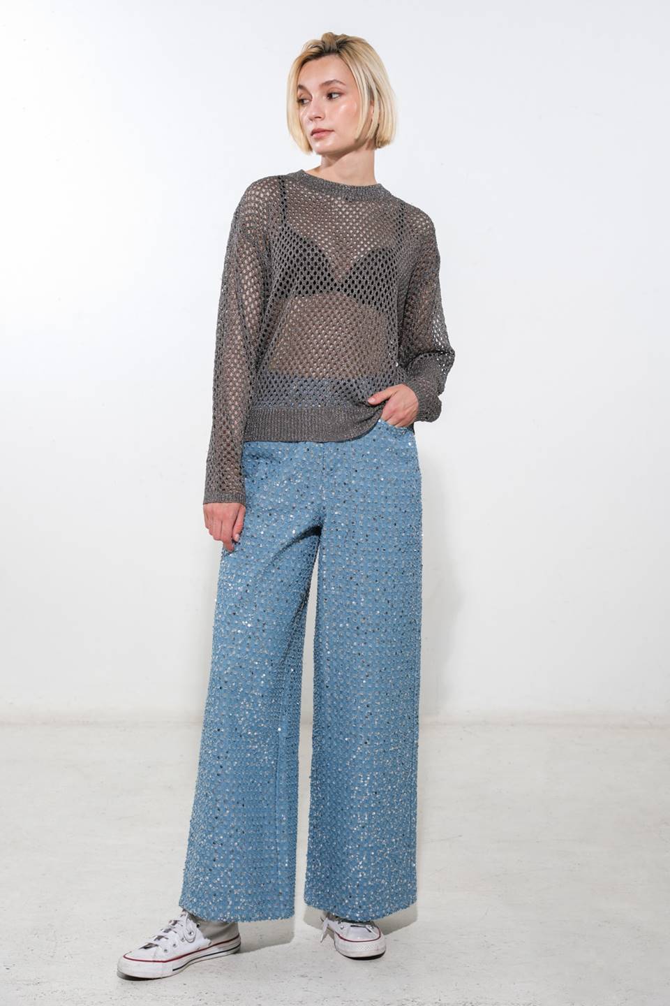 BLUSA DE TRICÔ SUNSET SORBET