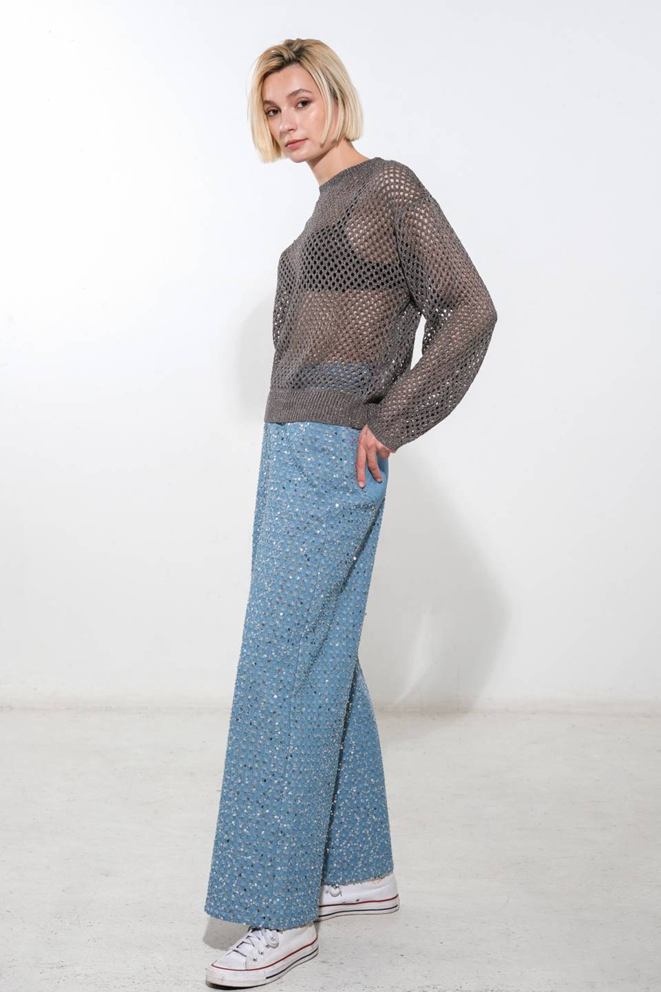 BLUSA DE TRICÔ SUNSET SORBET