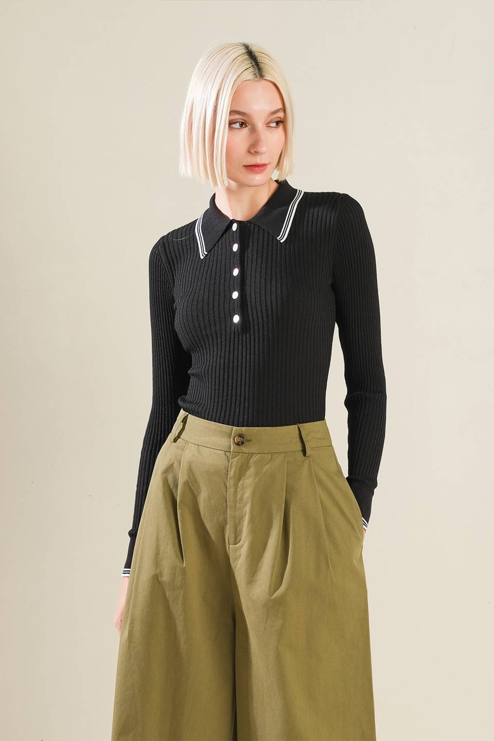 Vou pensar sobre a camisa polo.