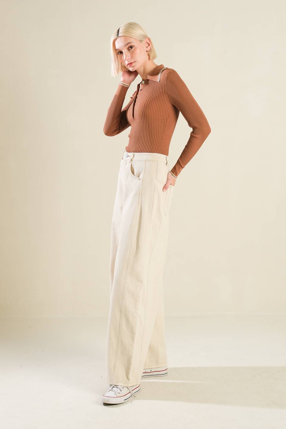 Vou pensar sobre a camisa polo.