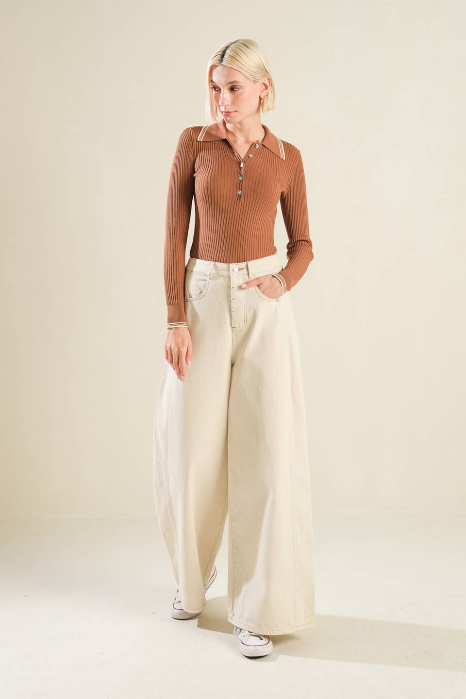 Vou pensar sobre a camisa polo.