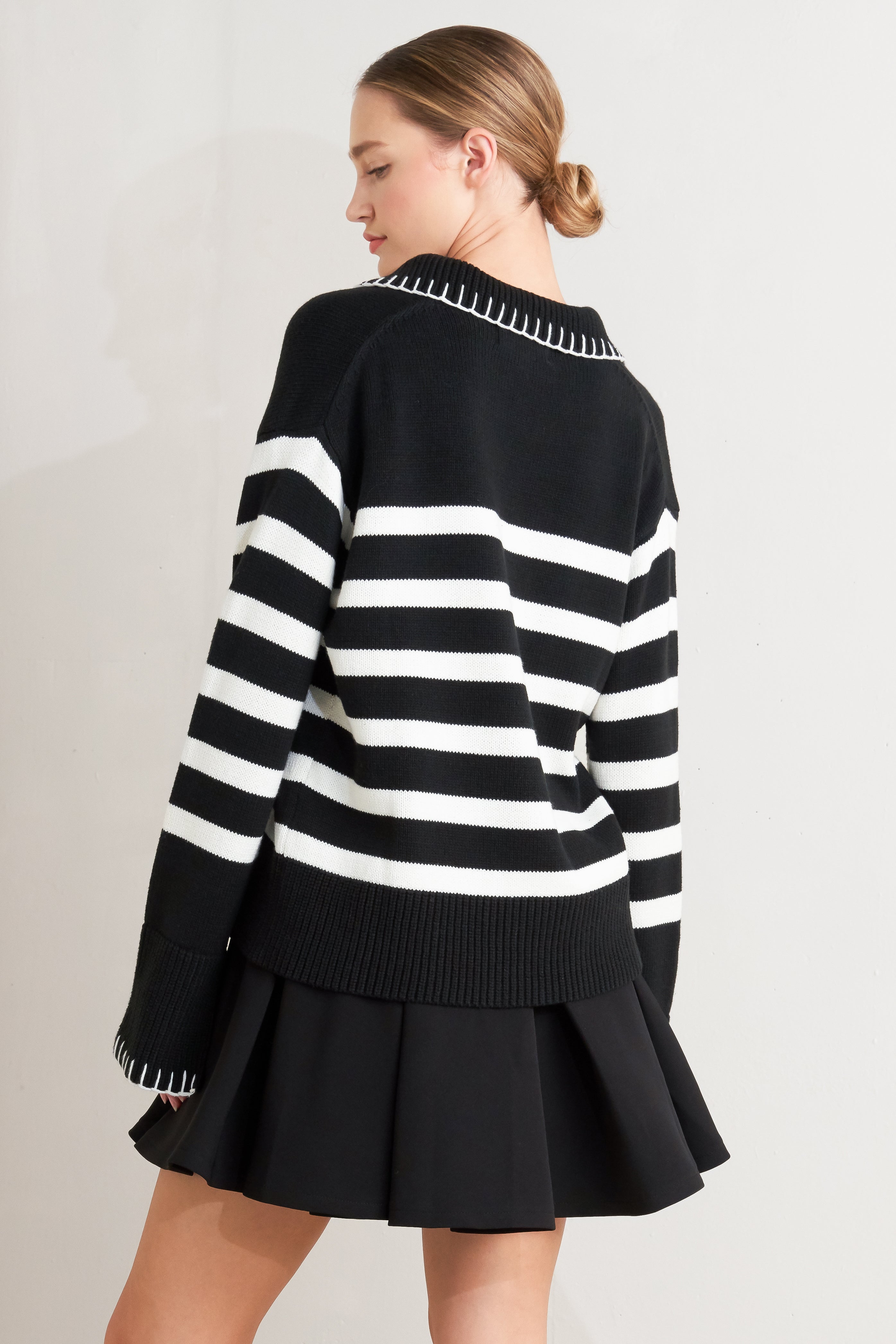 TIMELESS CHARM SWEATER TOP - MaraFormigone