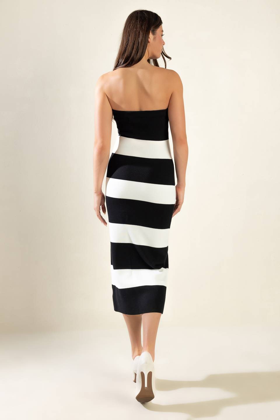 ROMANTIC AFTERNOON SWEATER MIDI TUBE DRESS - MaraFormigone