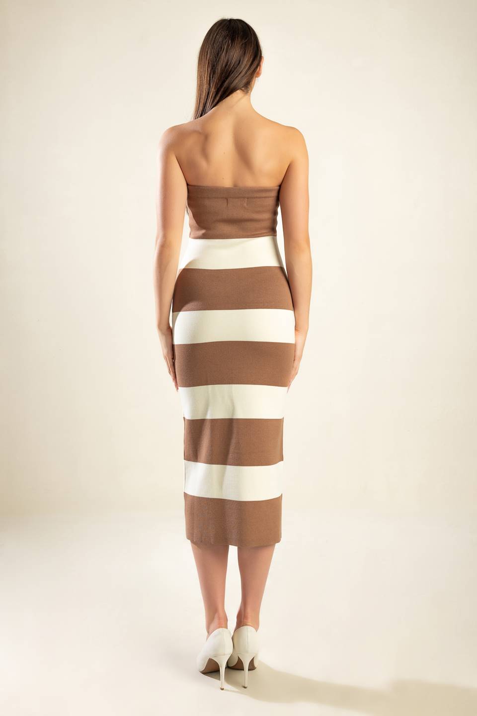 ROMANTIC AFTERNOON SWEATER MIDI TUBE DRESS - MaraFormigone