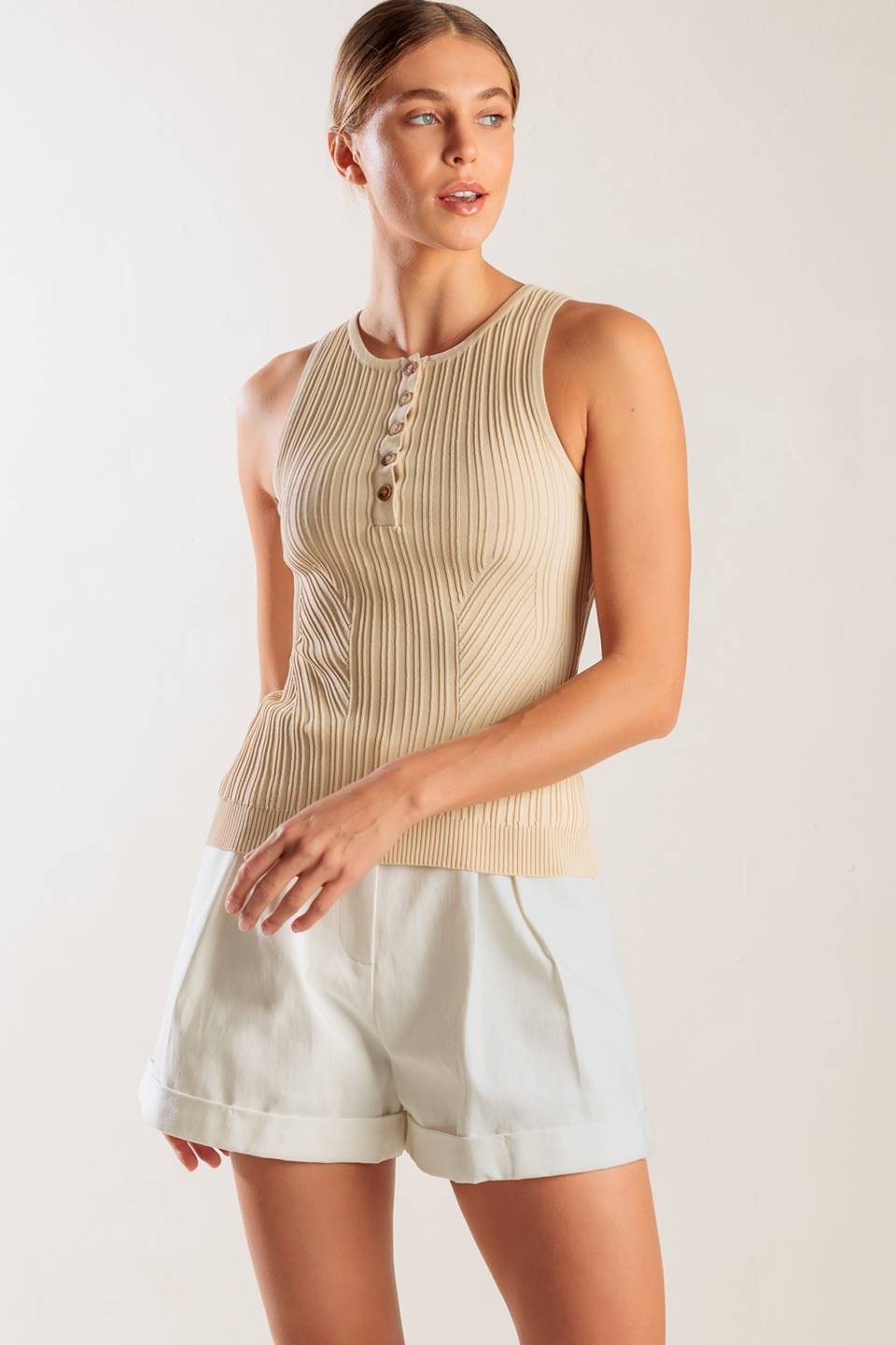 THINKING ABOUT YOU KNIT TANK TOP - MaraFormigone