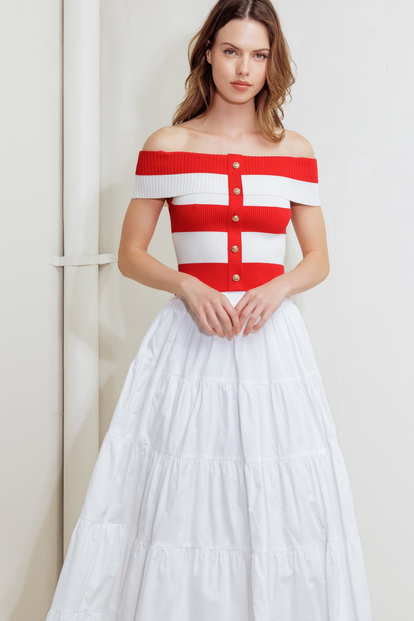 BLUSA DE TRICÔ VERMELHA MODERN MUSE