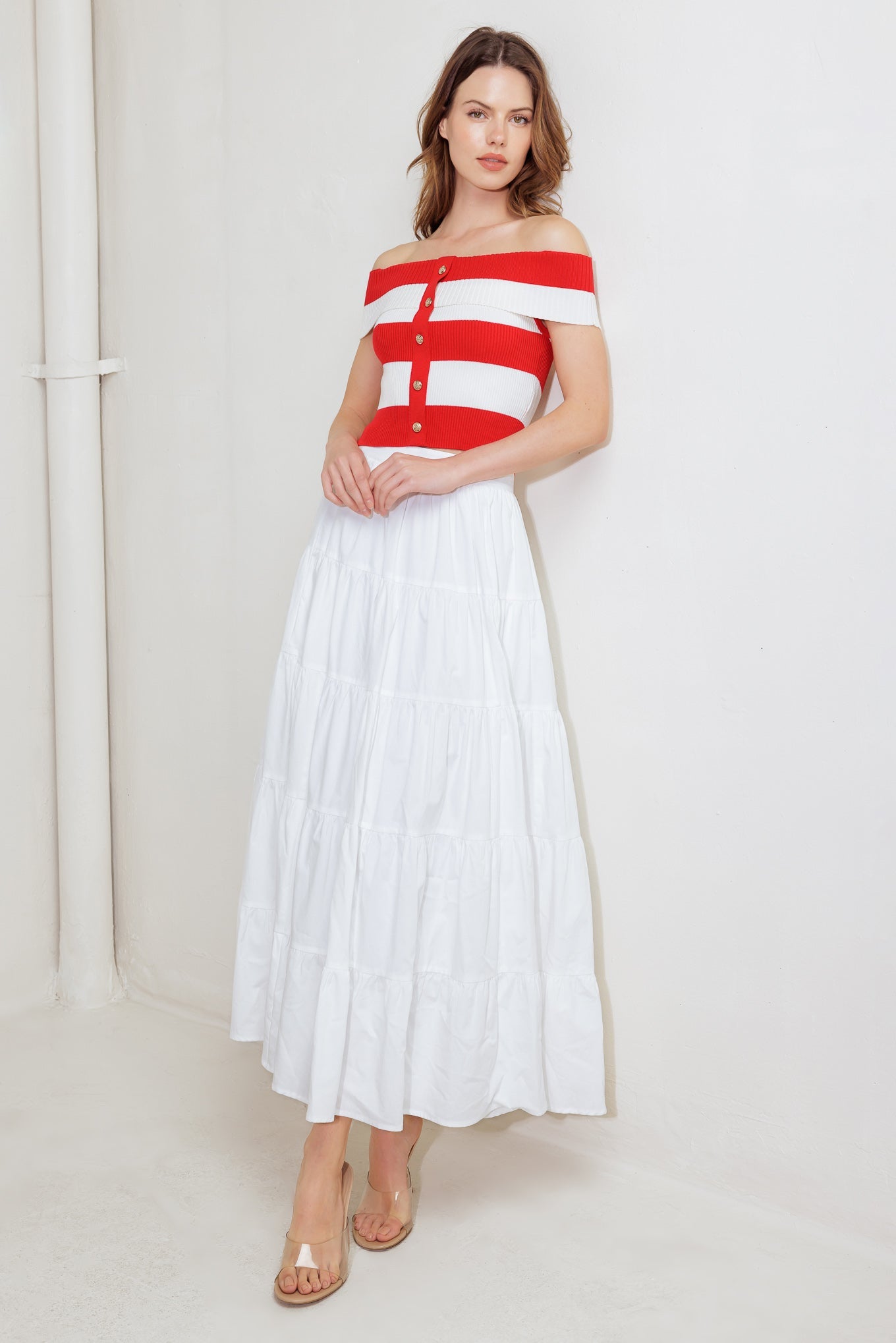 BLUSA DE TRICÔ VERMELHA MODERN MUSE