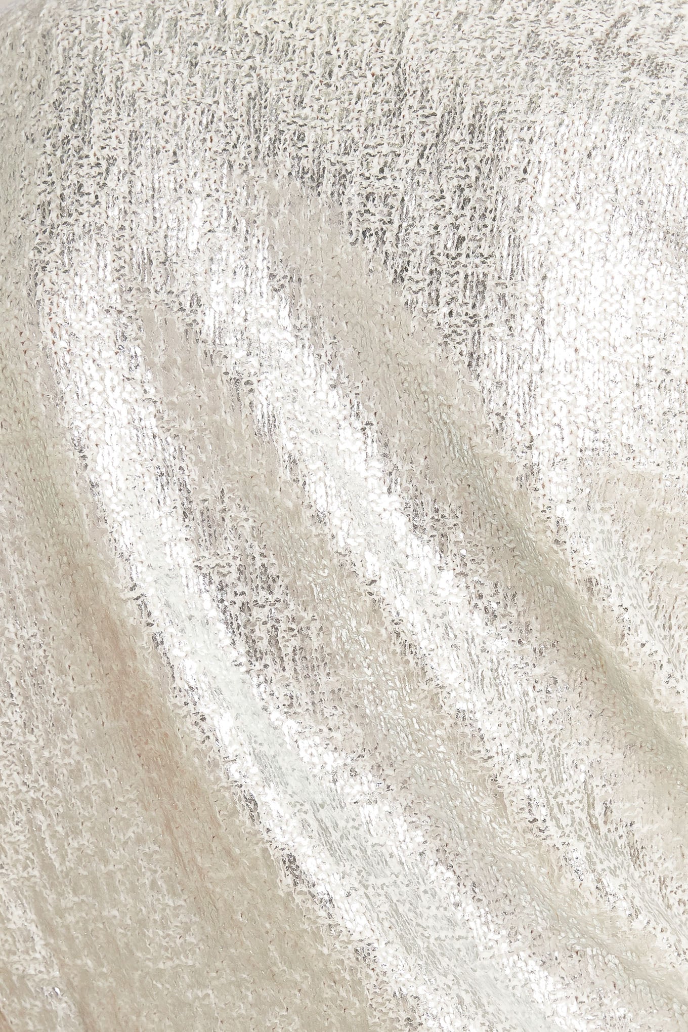 TOP DE PUNTO CON BRILLO PLATEADO