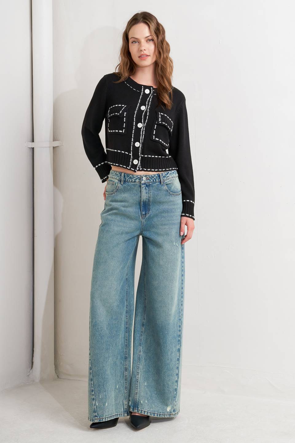 BLUSA DE TRICÔ MONO FRAME