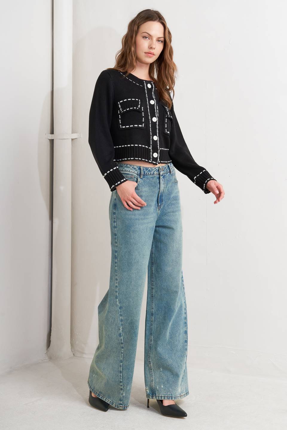 BLUSA DE TRICÔ MONO FRAME