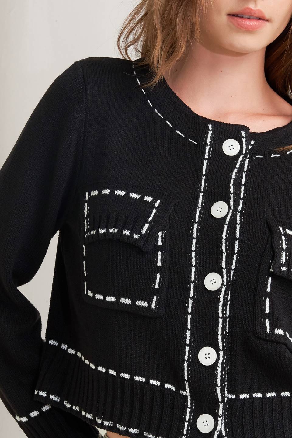 BLUSA DE TRICÔ MONO FRAME