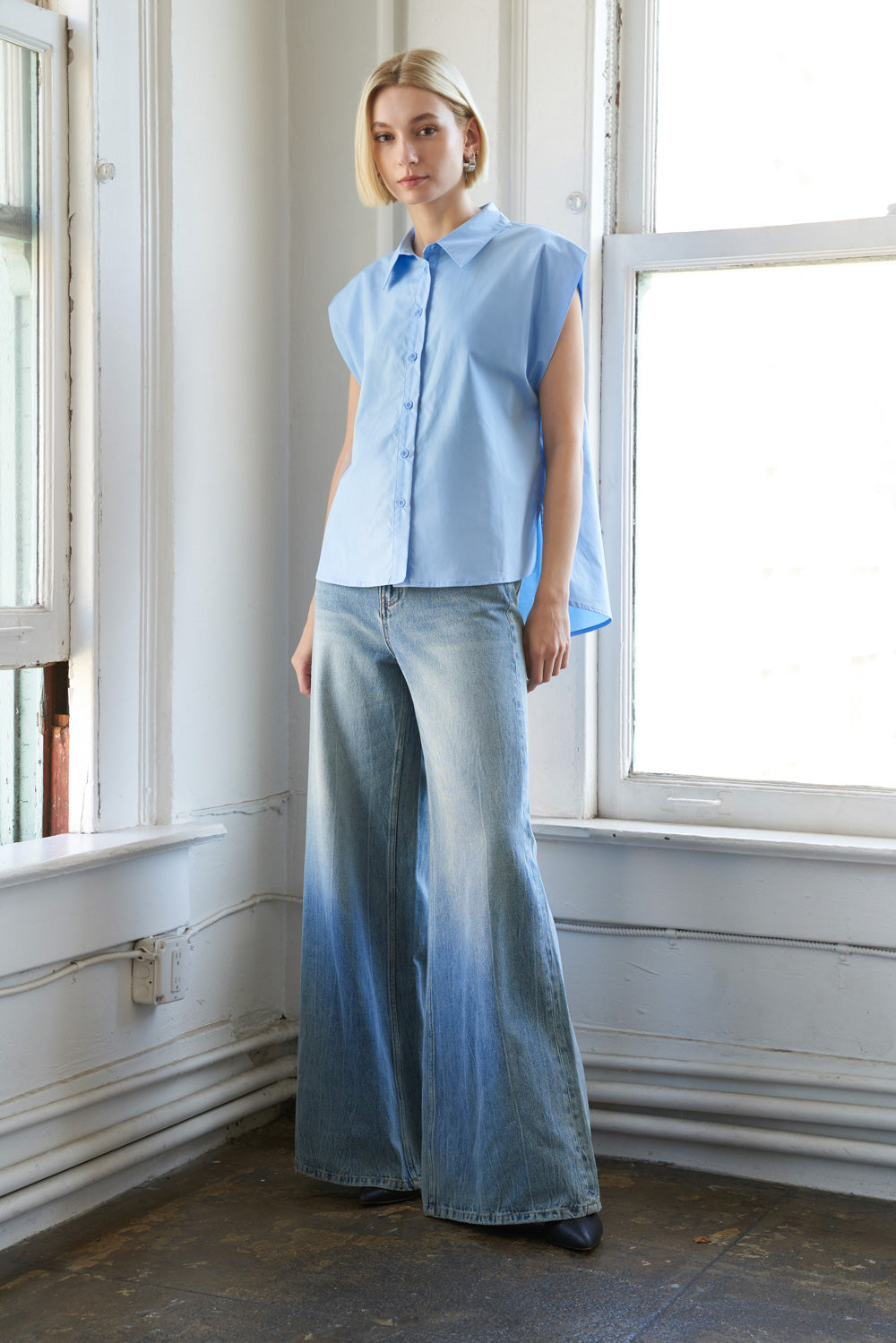 MUITO A COMEMORAR POPLIN TOP