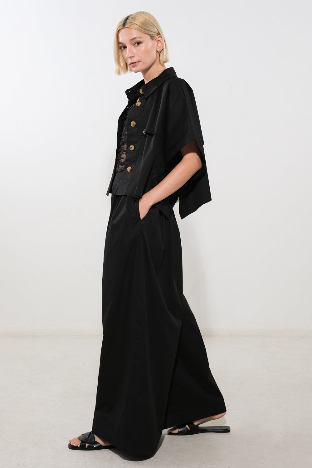 É O MOMENTO PERFEITO BLUSA DE TECIDO