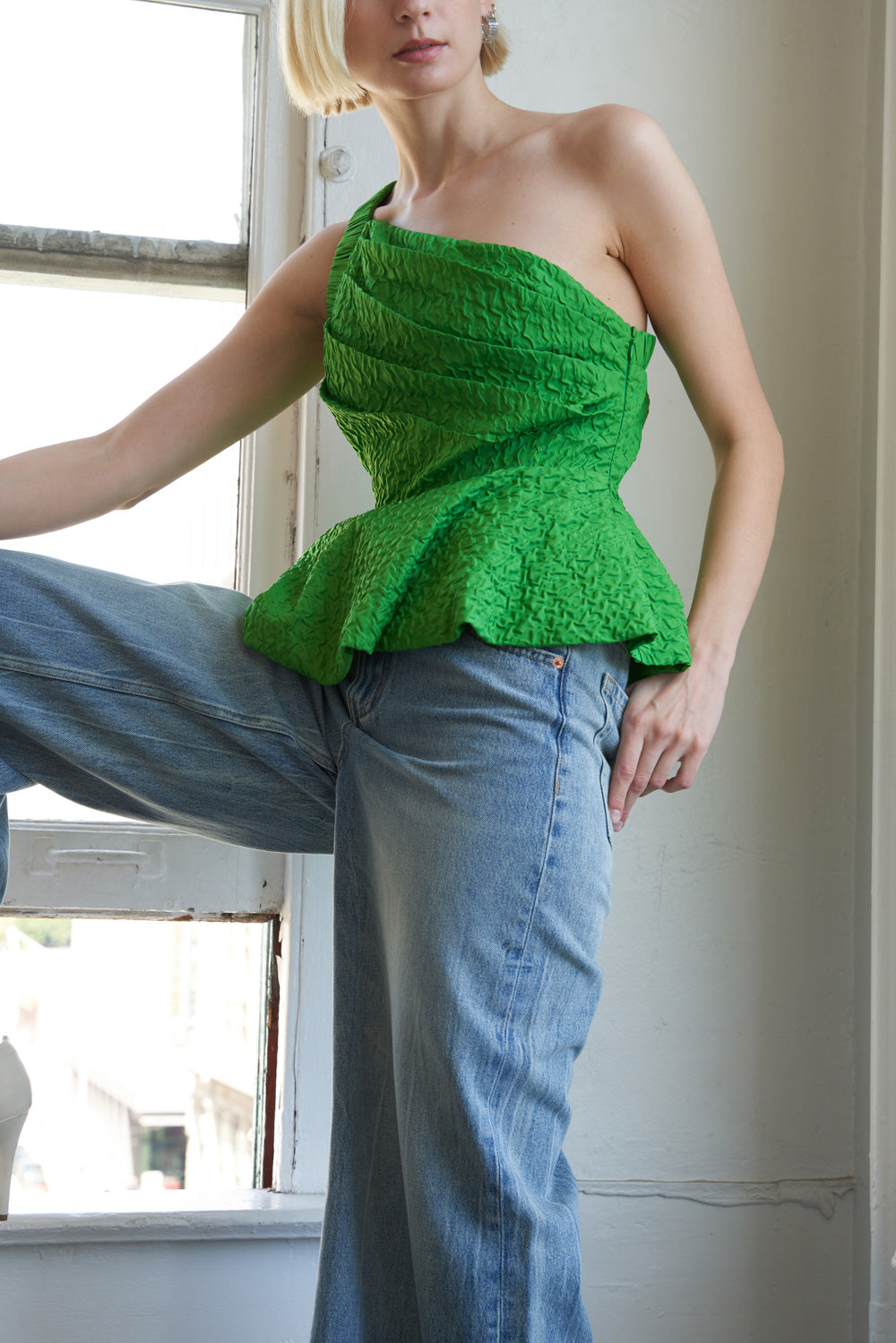 SPOONFUL OF SASS WOVEN TOP - MaraFormigone