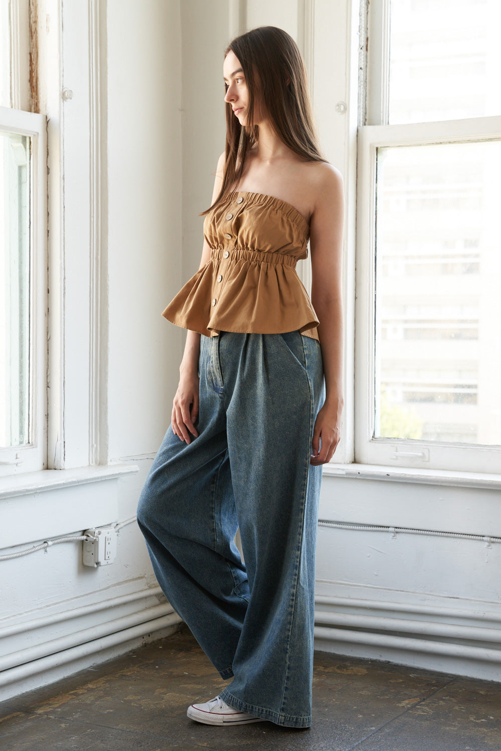 DARLING IMAGE WOVEN TOP - MaraFormigone