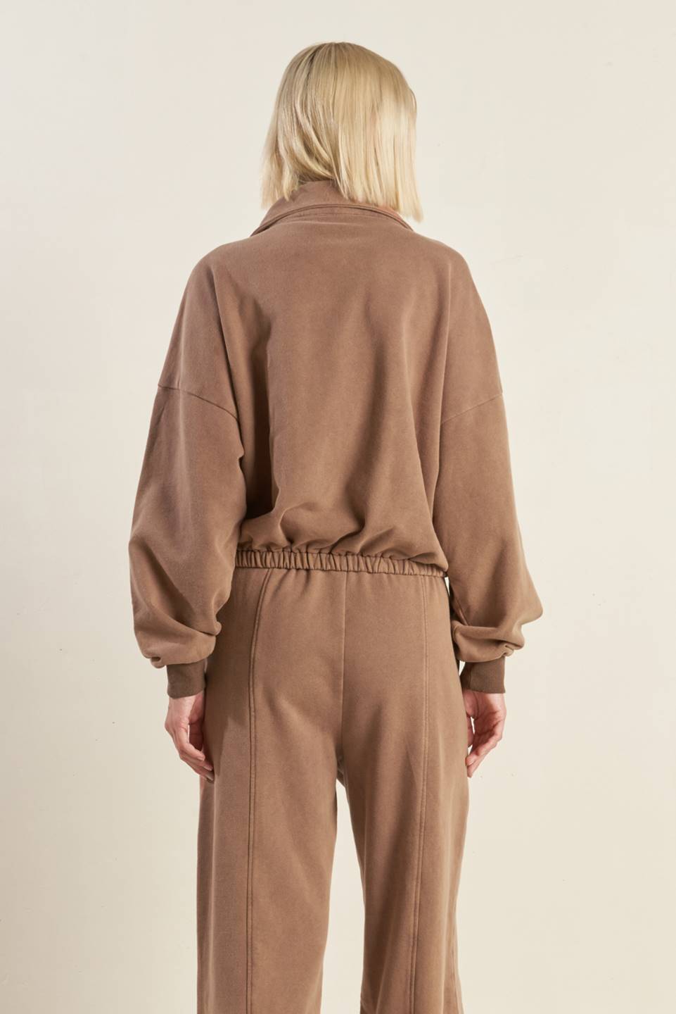 DELIGHTFUL DRAPE FRENCH TERRY SWEATSHIRT - MaraFormigone