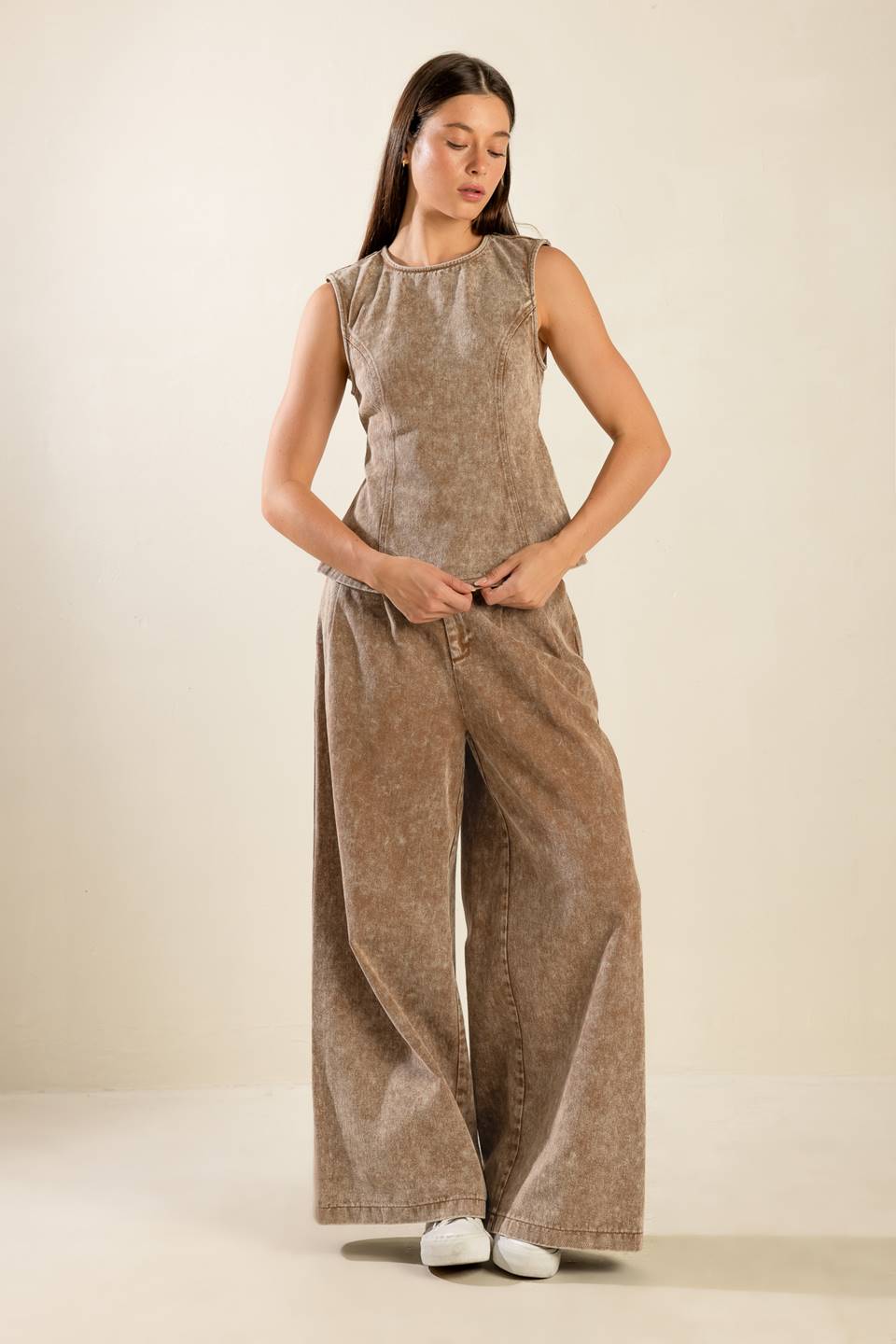 SAFE TO SAY TWILL TOP - MaraFormigone