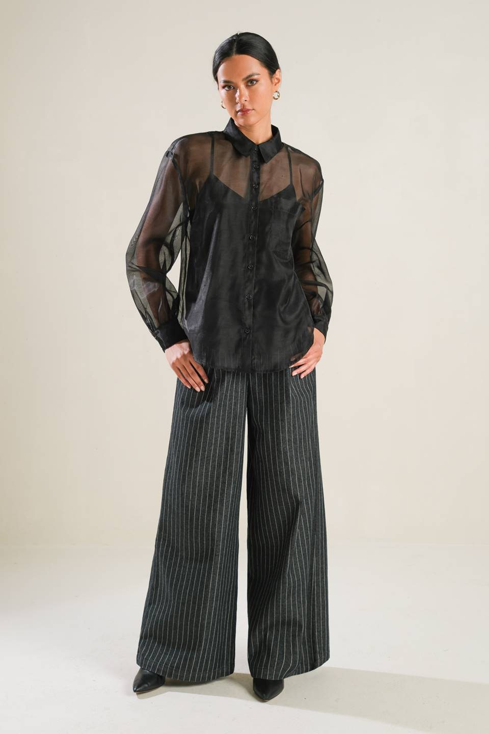 TOP DE ORGANZA AMOR SOBRE EL MIEDO