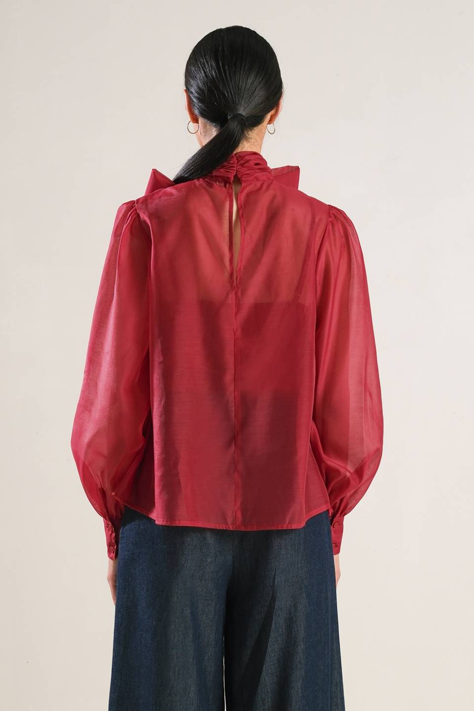 ON THIS DAY ORGANZA TOP - MaraFormigone