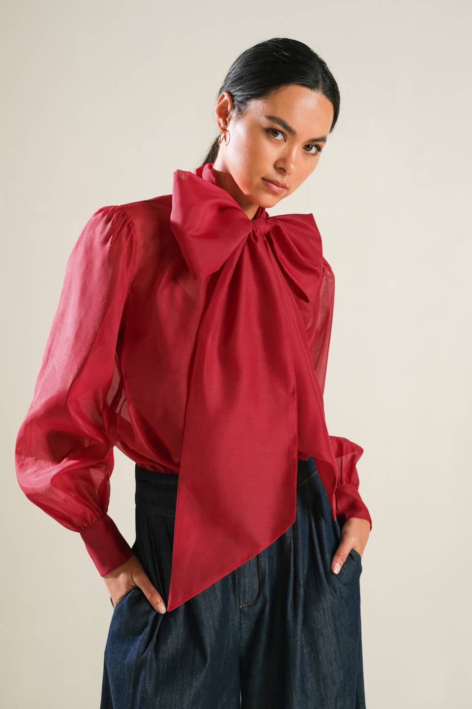 ON THIS DAY ORGANZA TOP - MaraFormigone