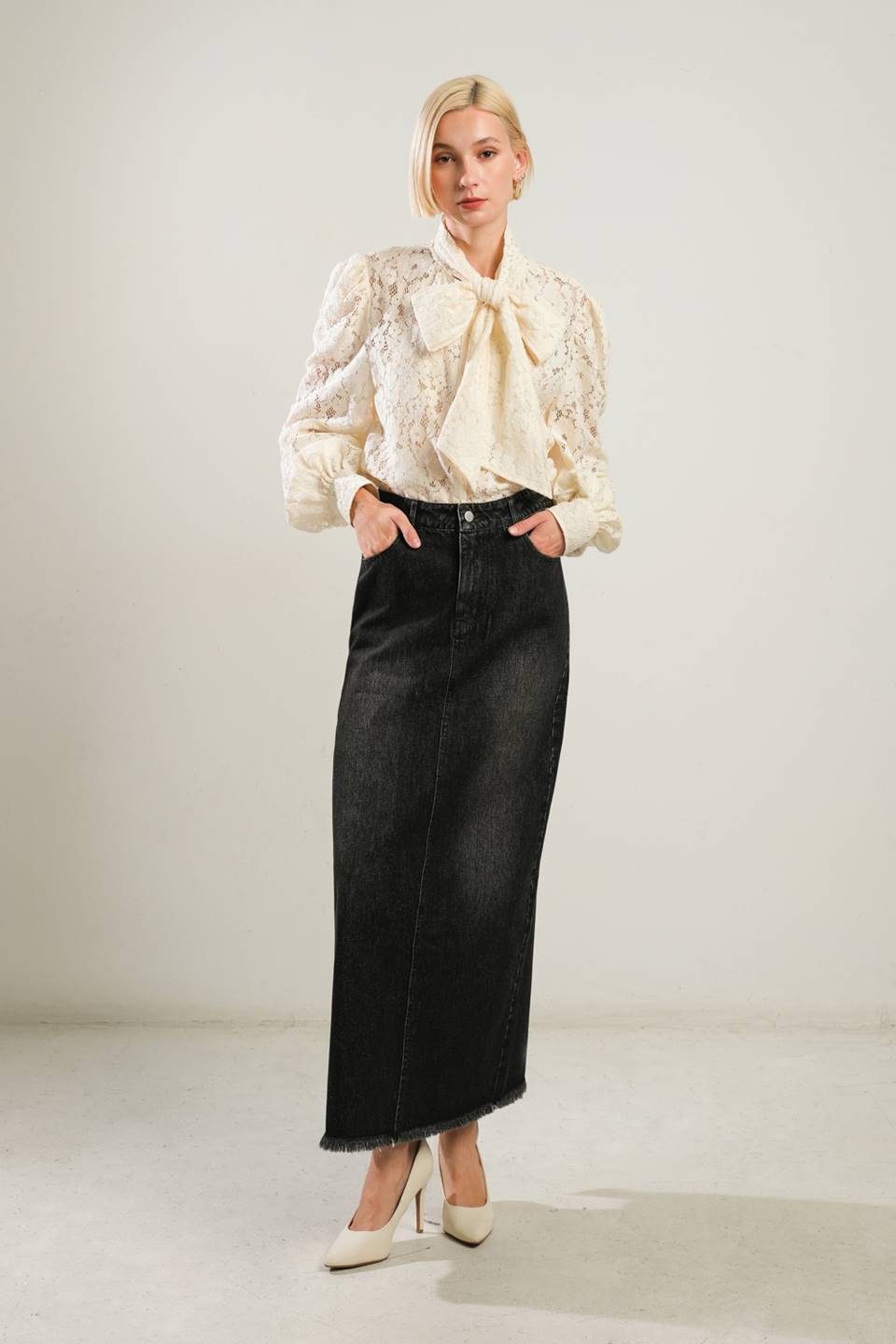 TOP DE ENCAJE TEJIDO PRINCESA PATRIÓTICA