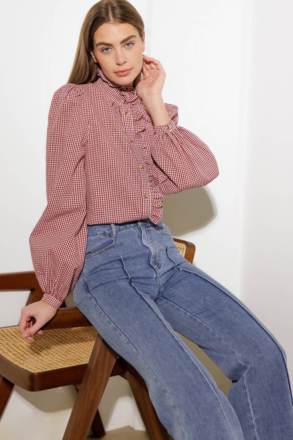 HAVE SOME GRACE WOVEN TOP - MaraFormigone