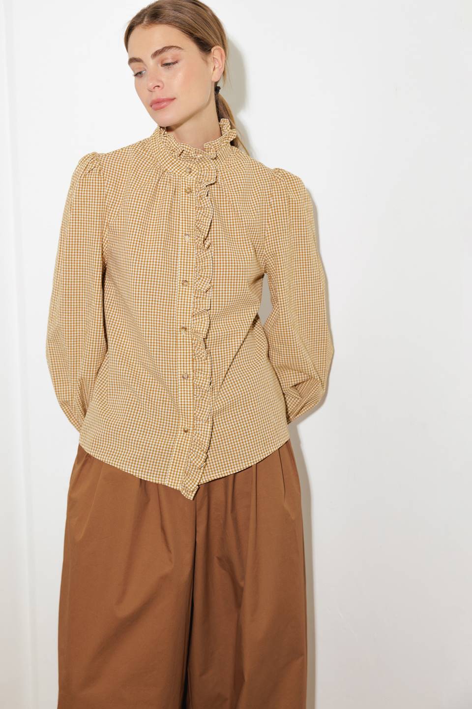 HAVE SOME GRACE WOVEN TOP - MaraFormigone