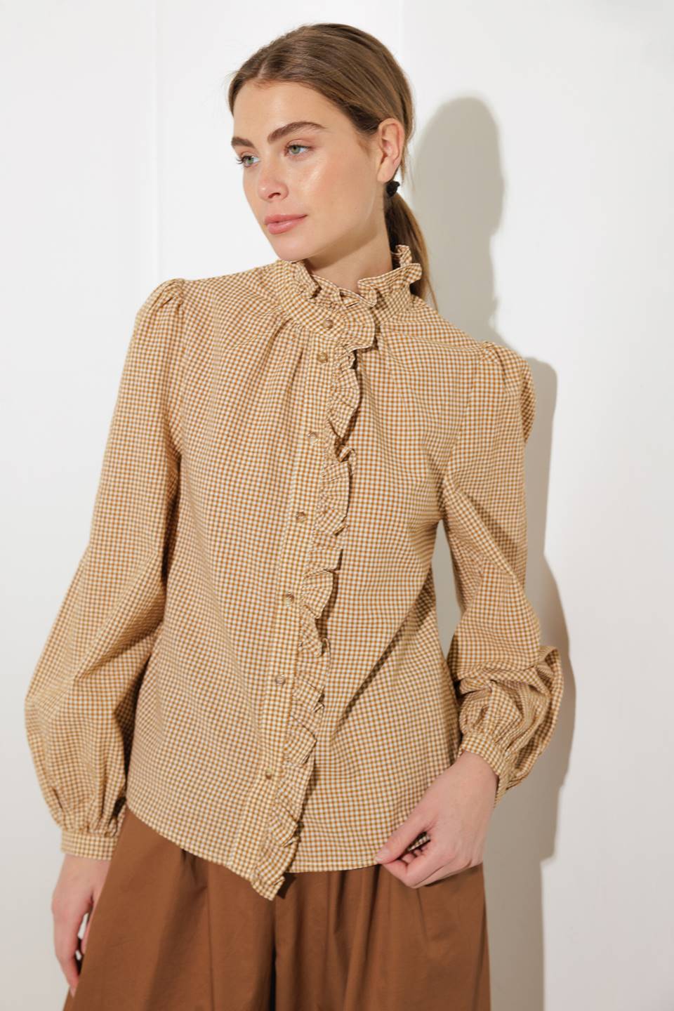 HAVE SOME GRACE WOVEN TOP - MaraFormigone