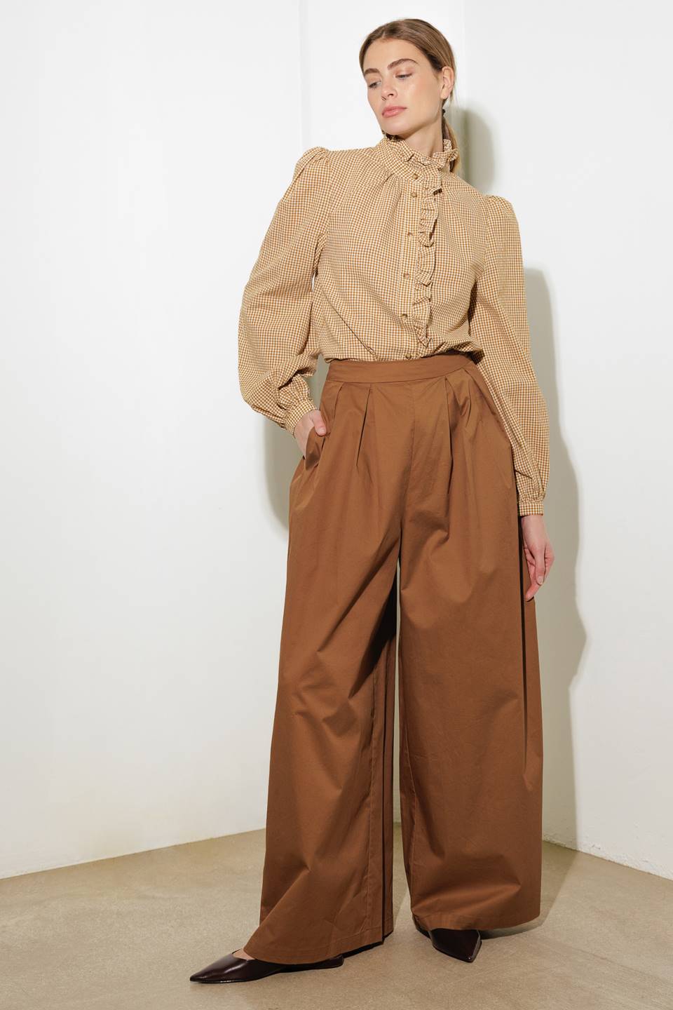 HAVE SOME GRACE WOVEN TOP - MaraFormigone