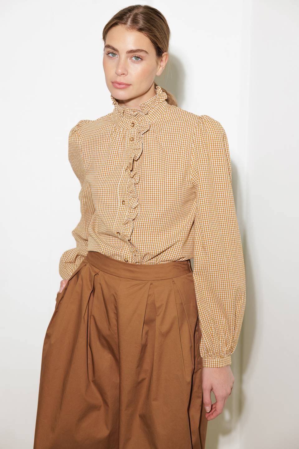 HAVE SOME GRACE WOVEN TOP - MaraFormigone