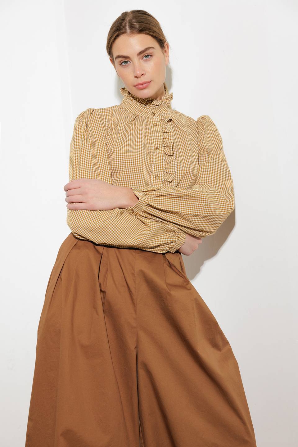 HAVE SOME GRACE WOVEN TOP - MaraFormigone