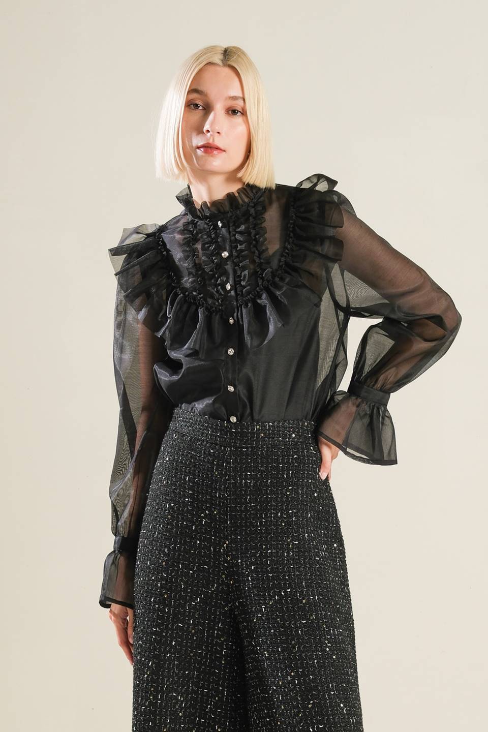 TO MY LOVE WOVEN BLOUSE - MaraFormigone