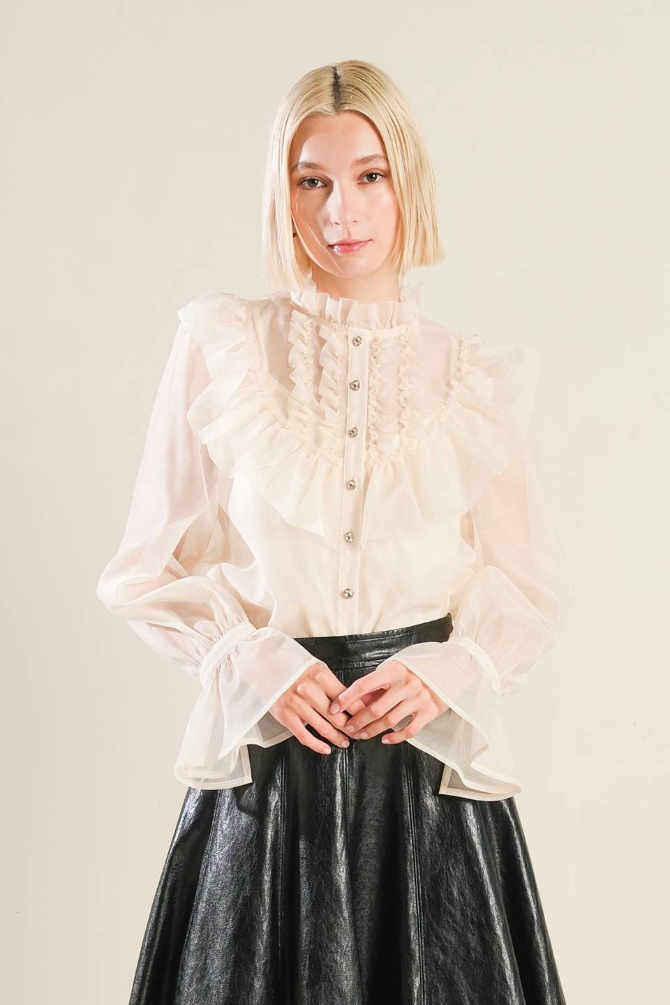 TO MY LOVE WOVEN BLOUSE - MaraFormigone