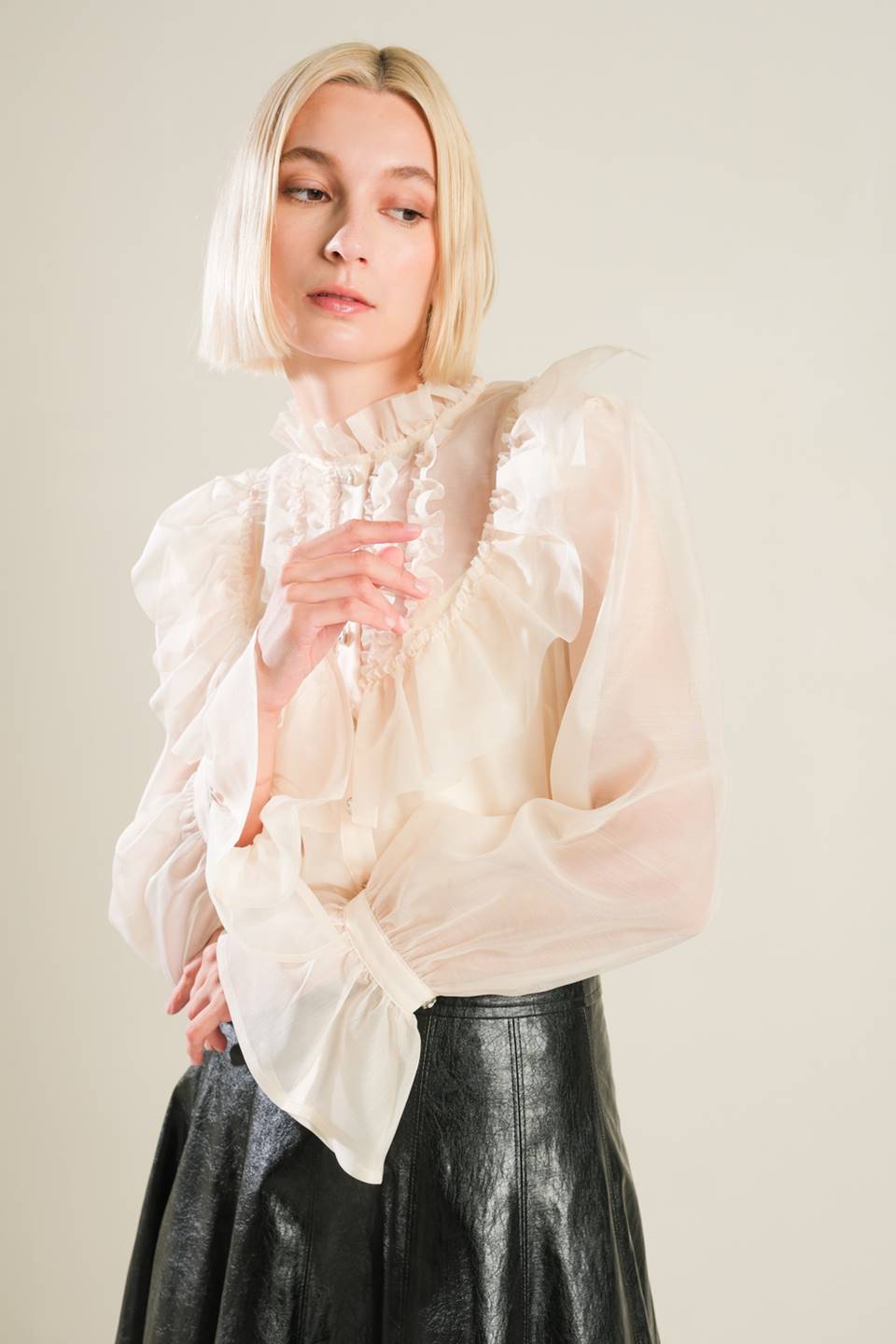 TO MY LOVE WOVEN BLOUSE - MaraFormigone