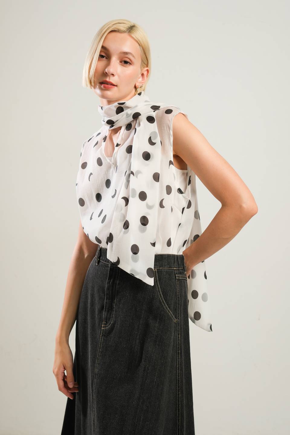 THIS ISN'T GOODBYE WOVEN TOP - MaraFormigone