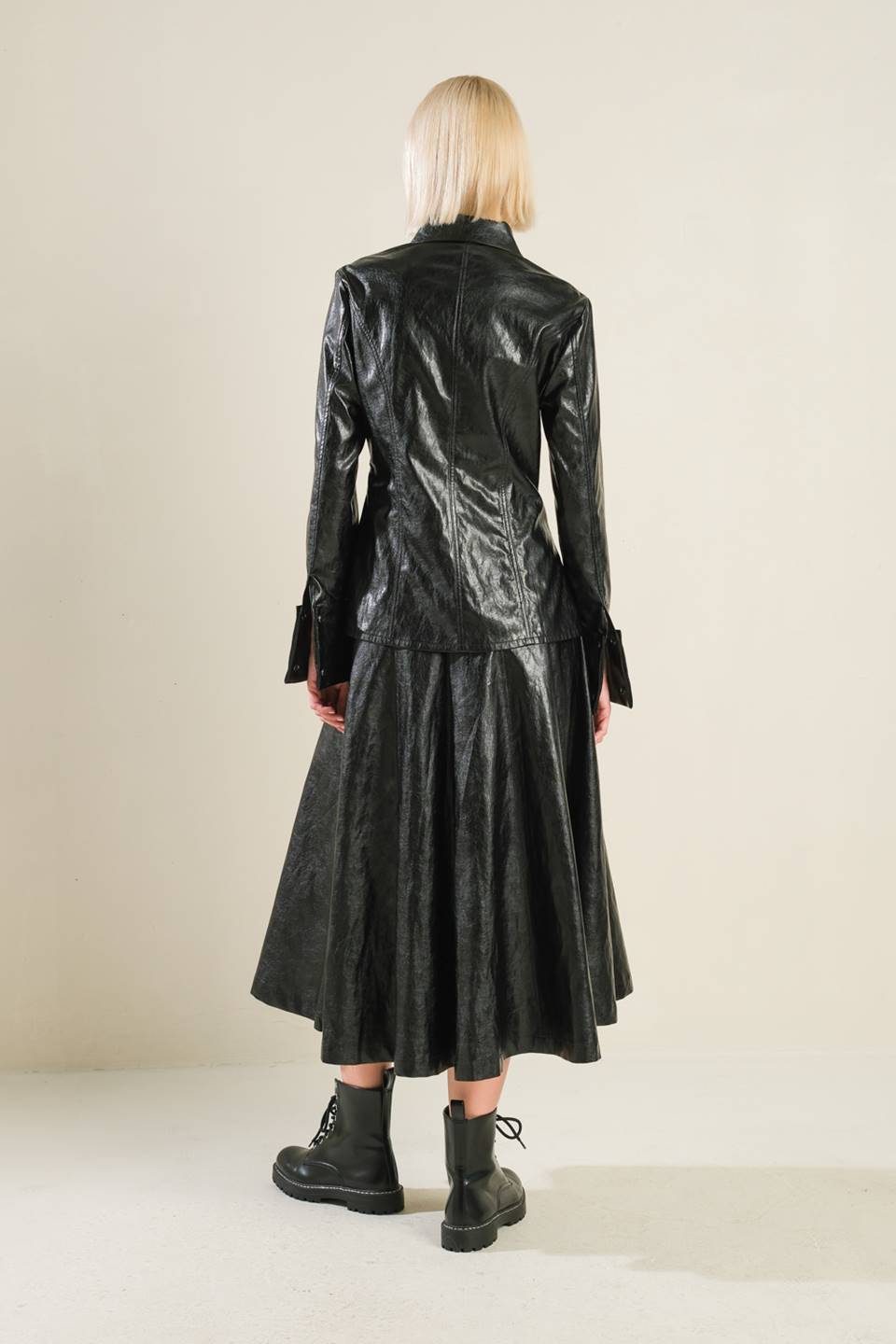 MY HEART TO YOU FAUX LEATHER TOP - MaraFormigone