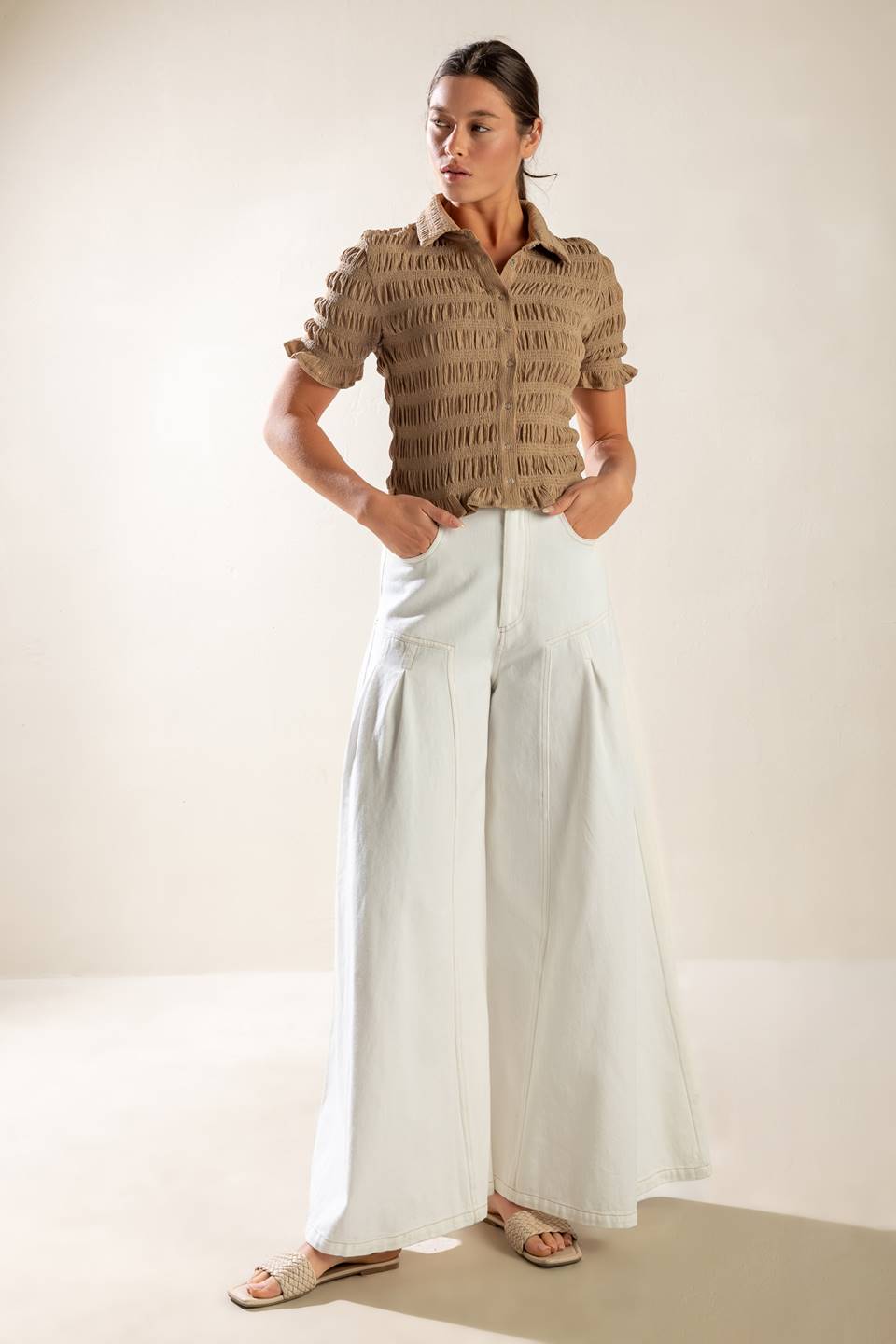 BLUSA DE TECIDO PICNIC AT SUNSET