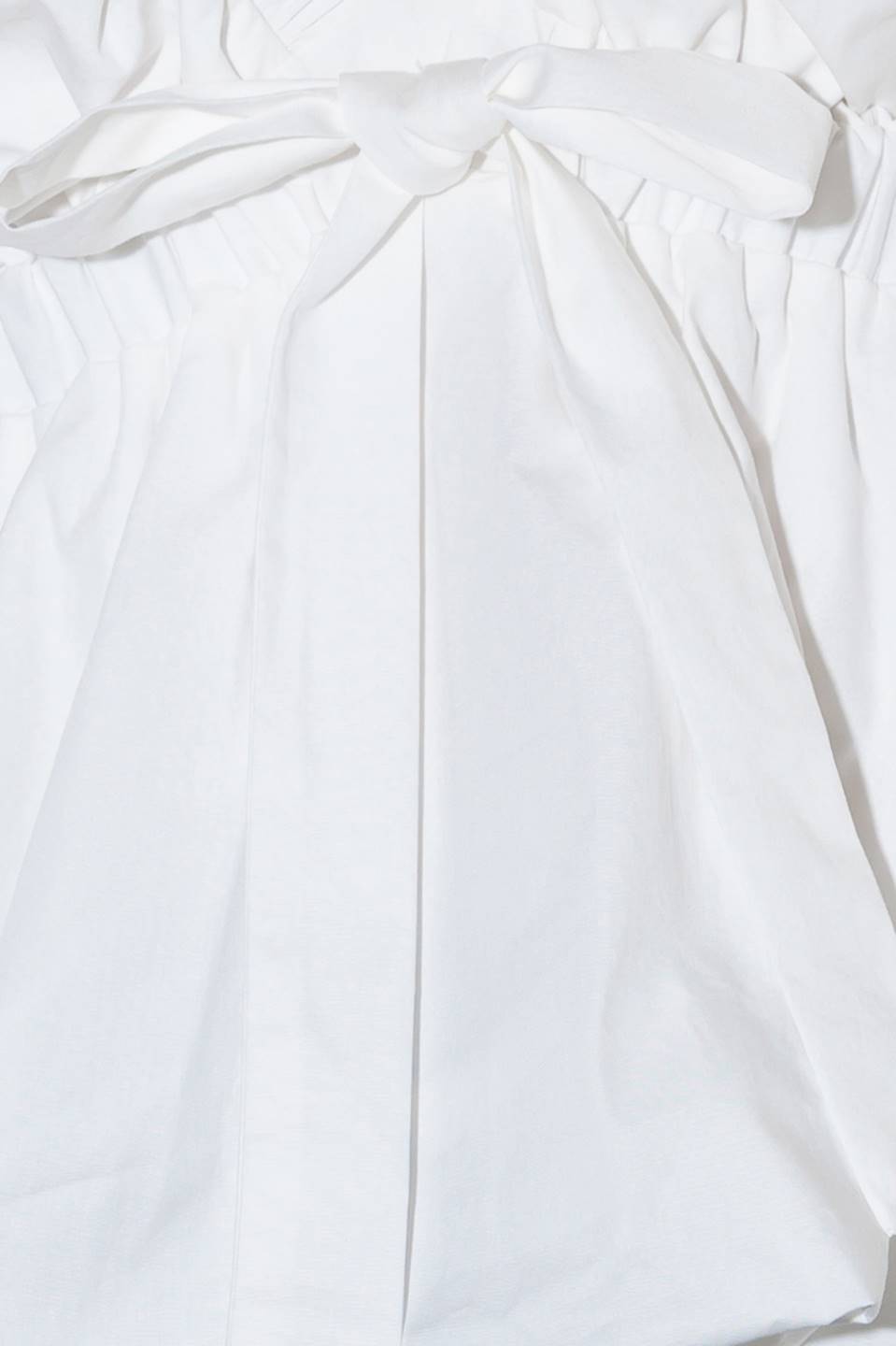 SLOW DOWN IN WHITE WOVEN TOP - MaraFormigone