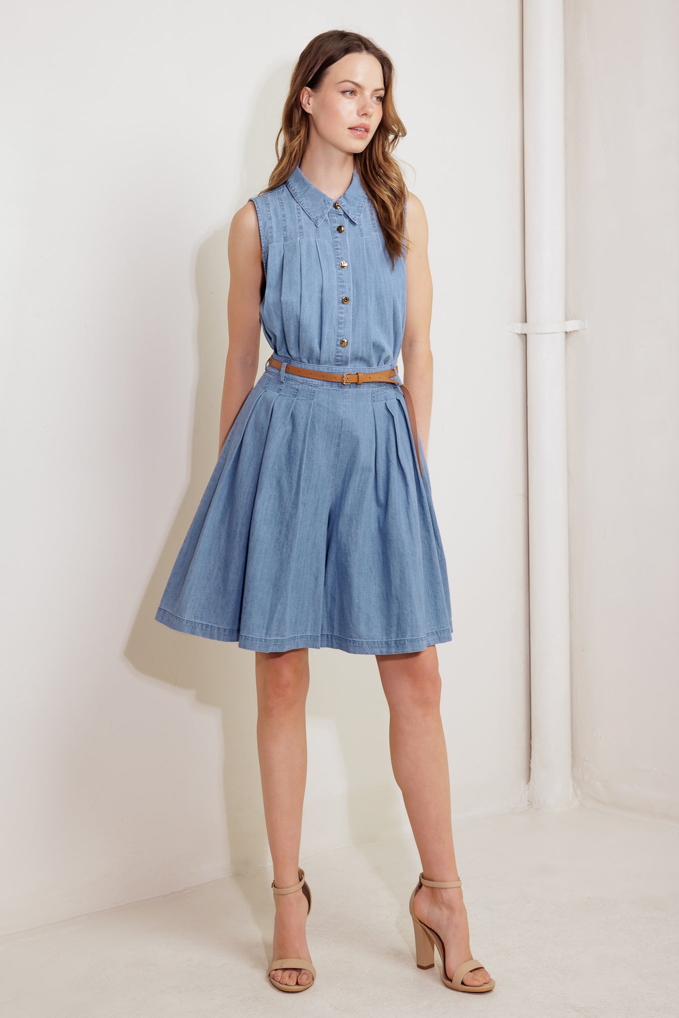 SERENITY HILL CHAMBRAY TOP - MaraFormigone