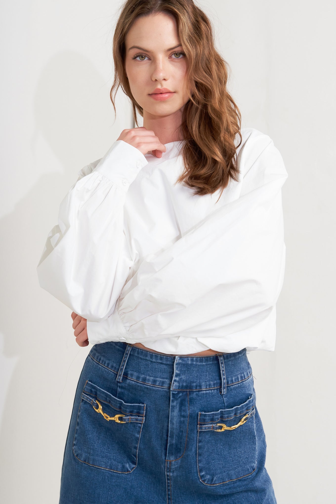 Blusa Lauren Touch Woven