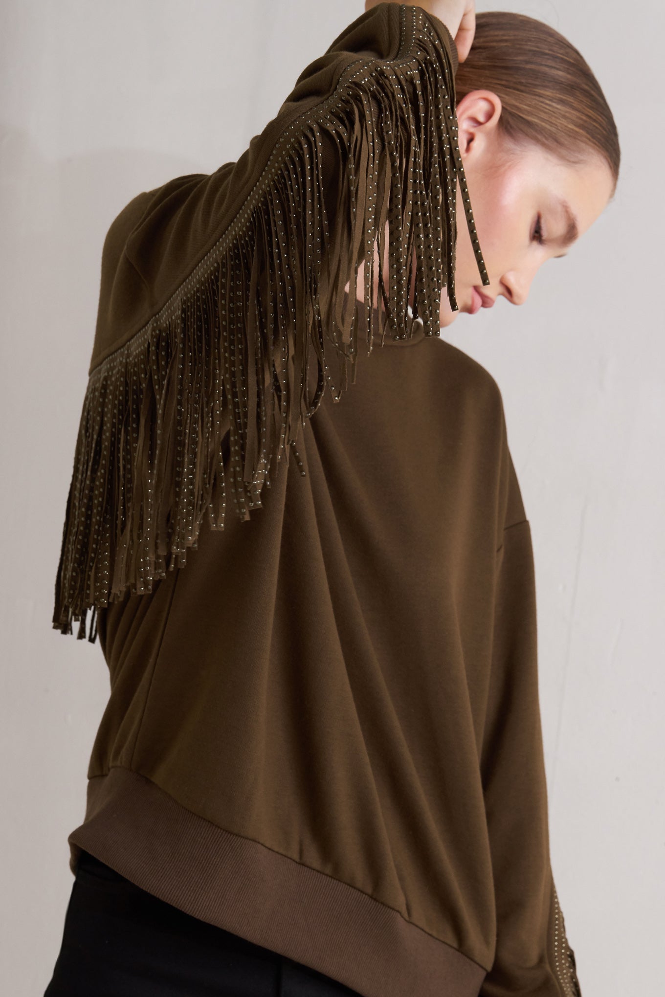 FRINGE CITY PULLOVER KNIT TOP - MaraFormigone