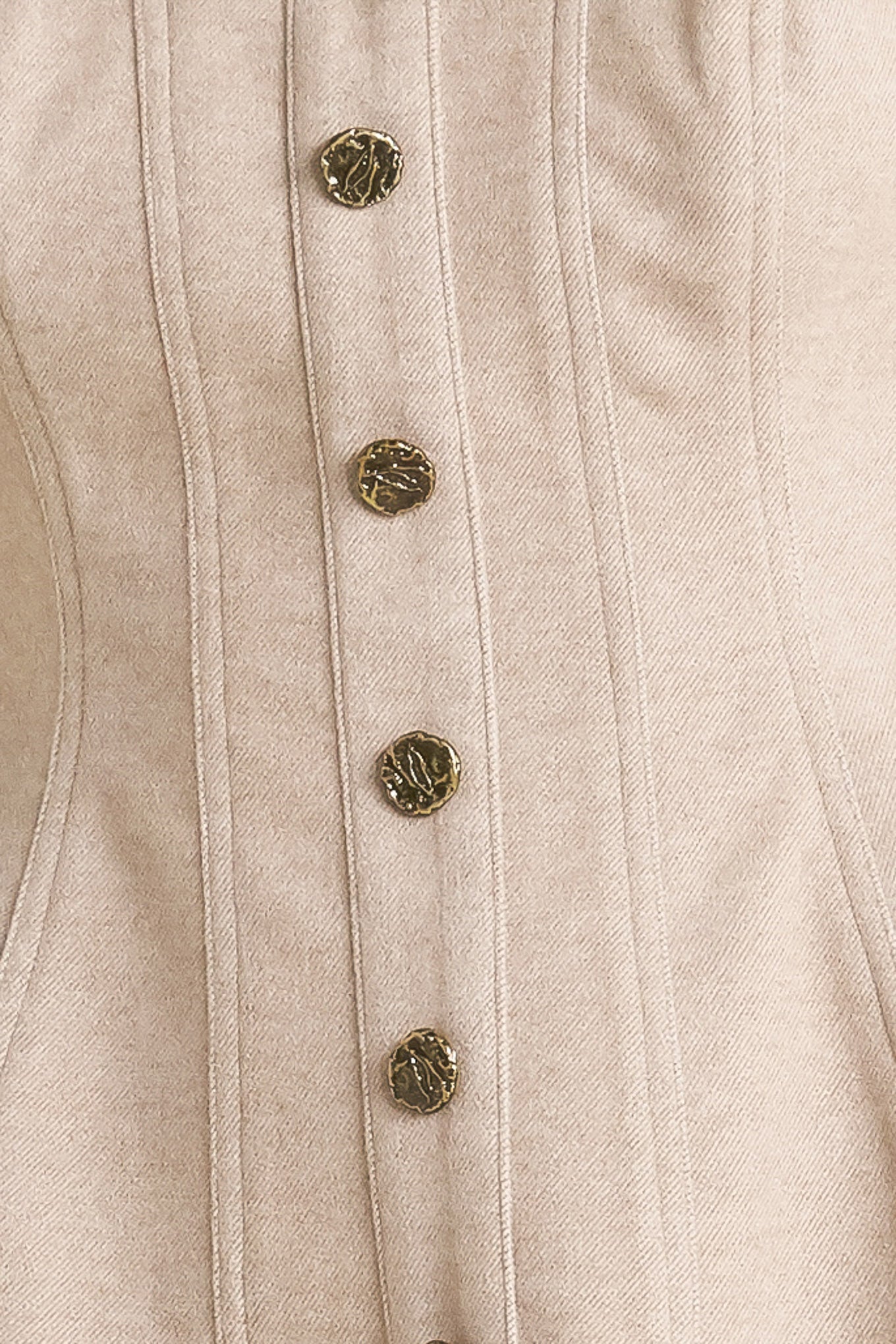 MODERN CORSET MOCHA KNIT TOP - MaraFormigone