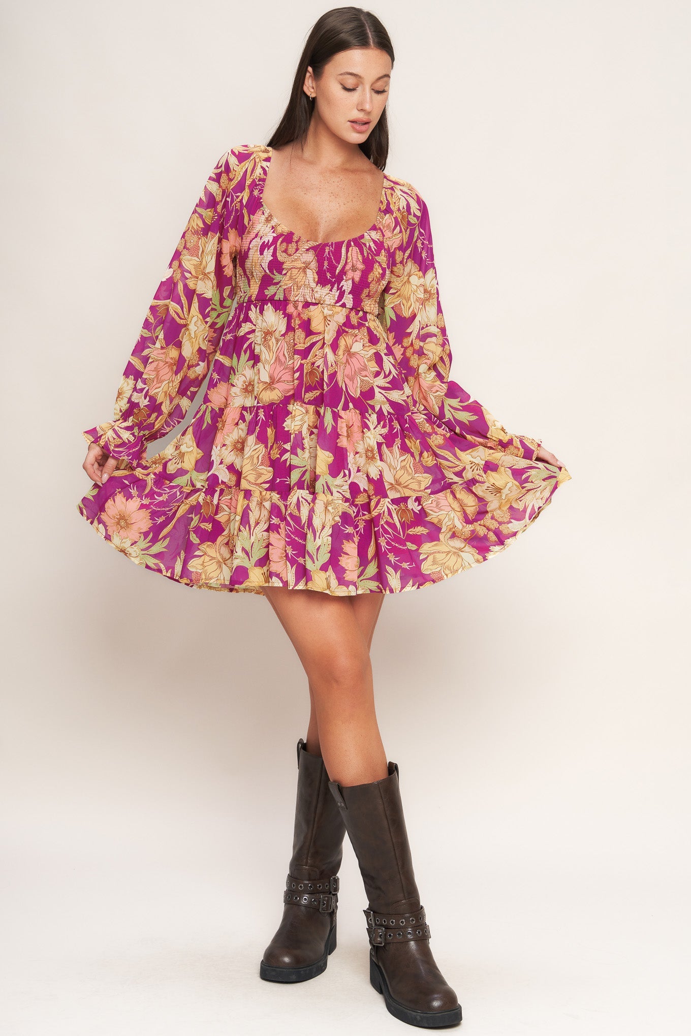 VESTIDO MINI TECIDO "GUARDIÃ DO MEU CORAÇÃO"