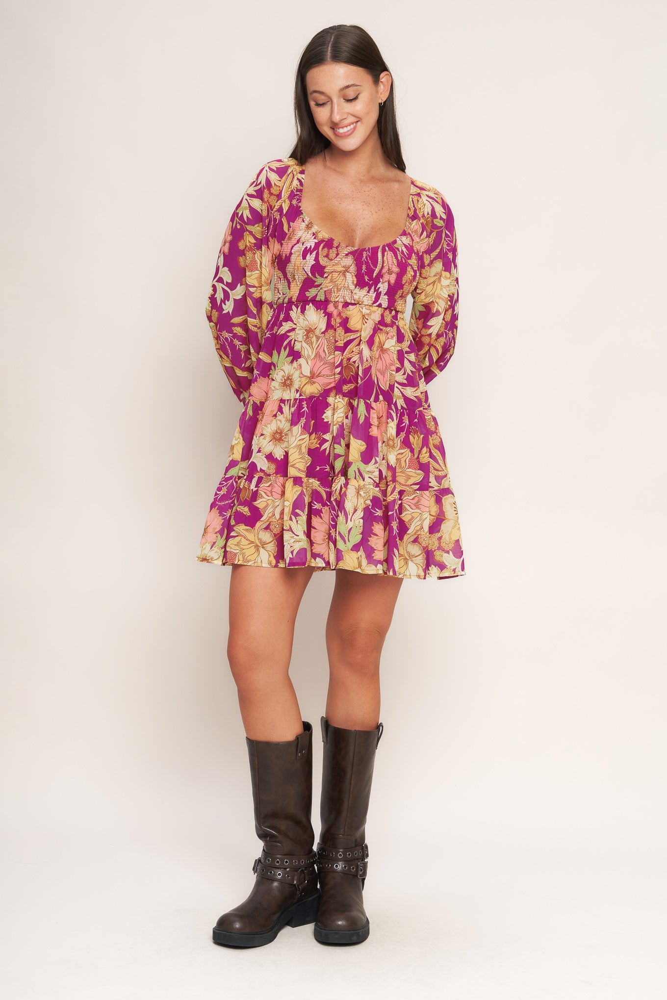 VESTIDO MINI TECIDO "GUARDIÃ DO MEU CORAÇÃO"