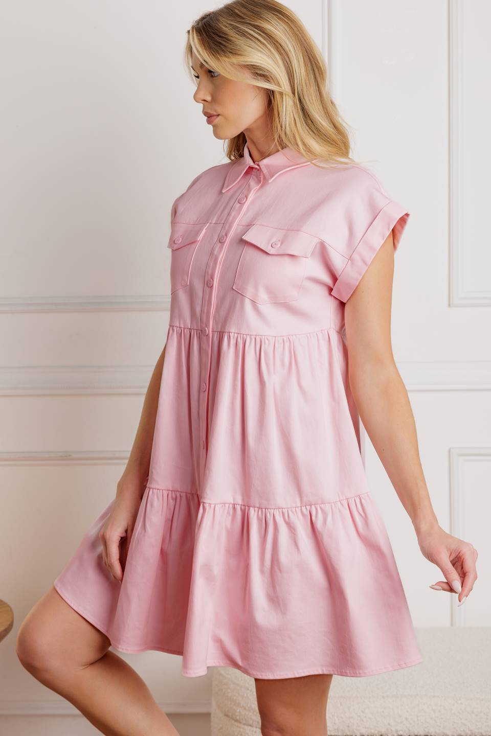 COMMON GROUND TWILL MINI DRESS - MaraFormigone