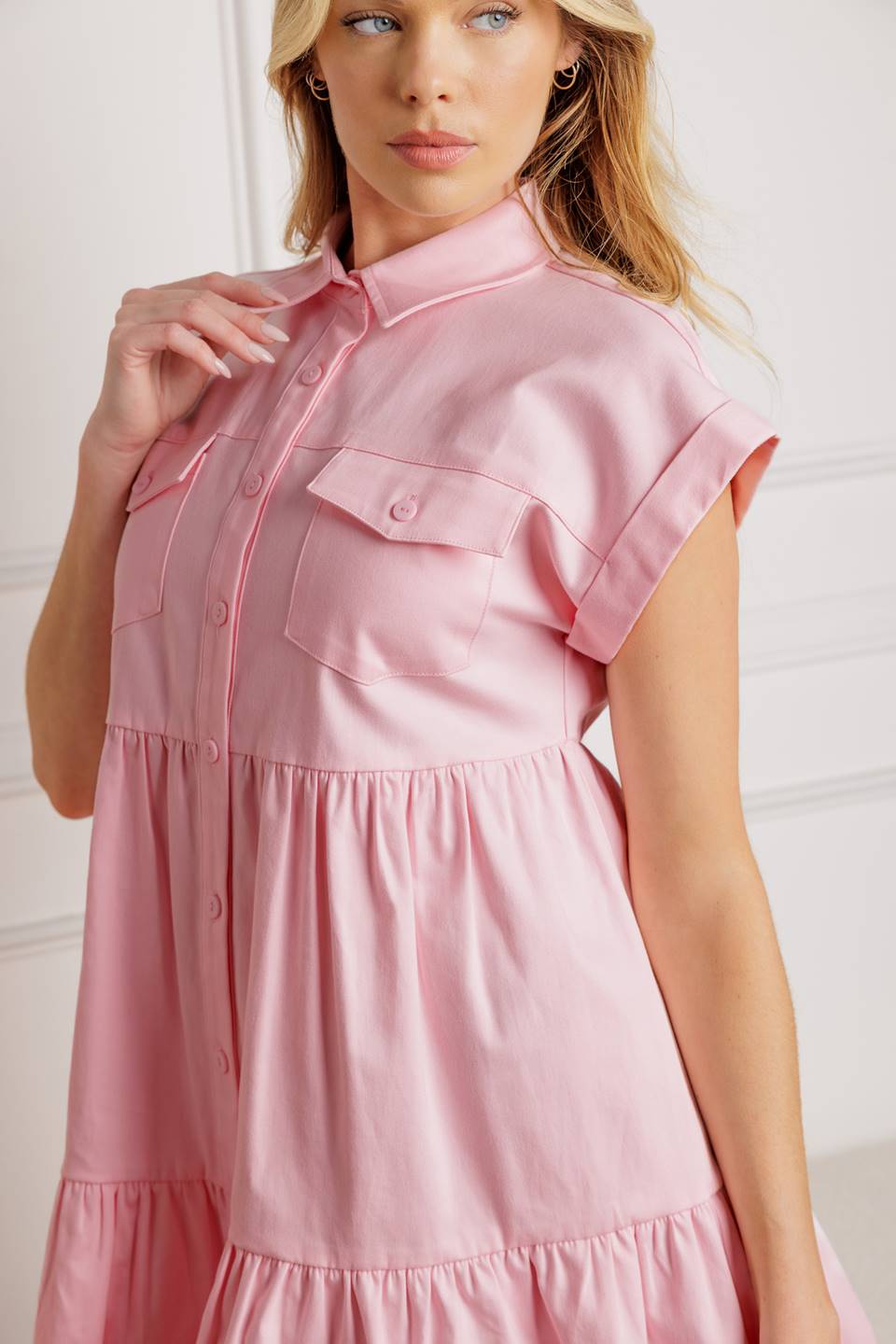 COMMON GROUND TWILL MINI DRESS - MaraFormigone