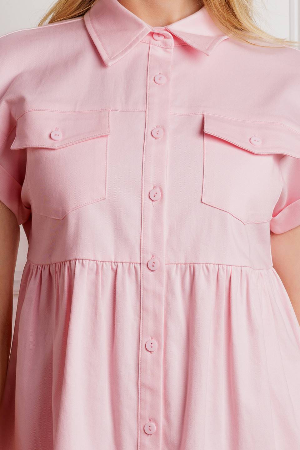 COMMON GROUND TWILL MINI DRESS - MaraFormigone