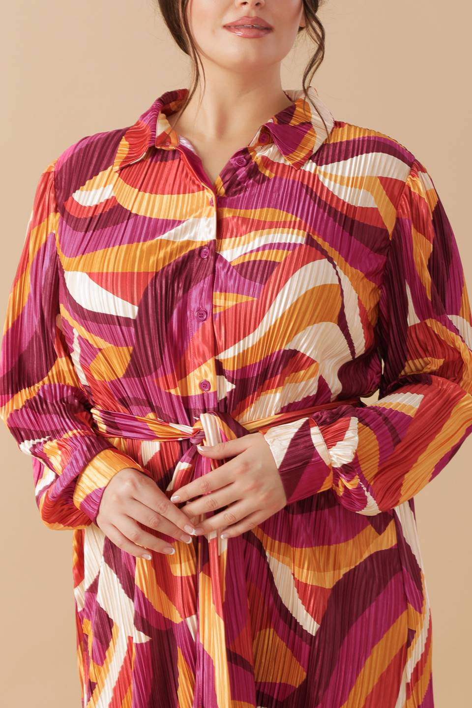 GET ON BOARD WOVEN PLISSE MINI DRESS - MaraFormigone