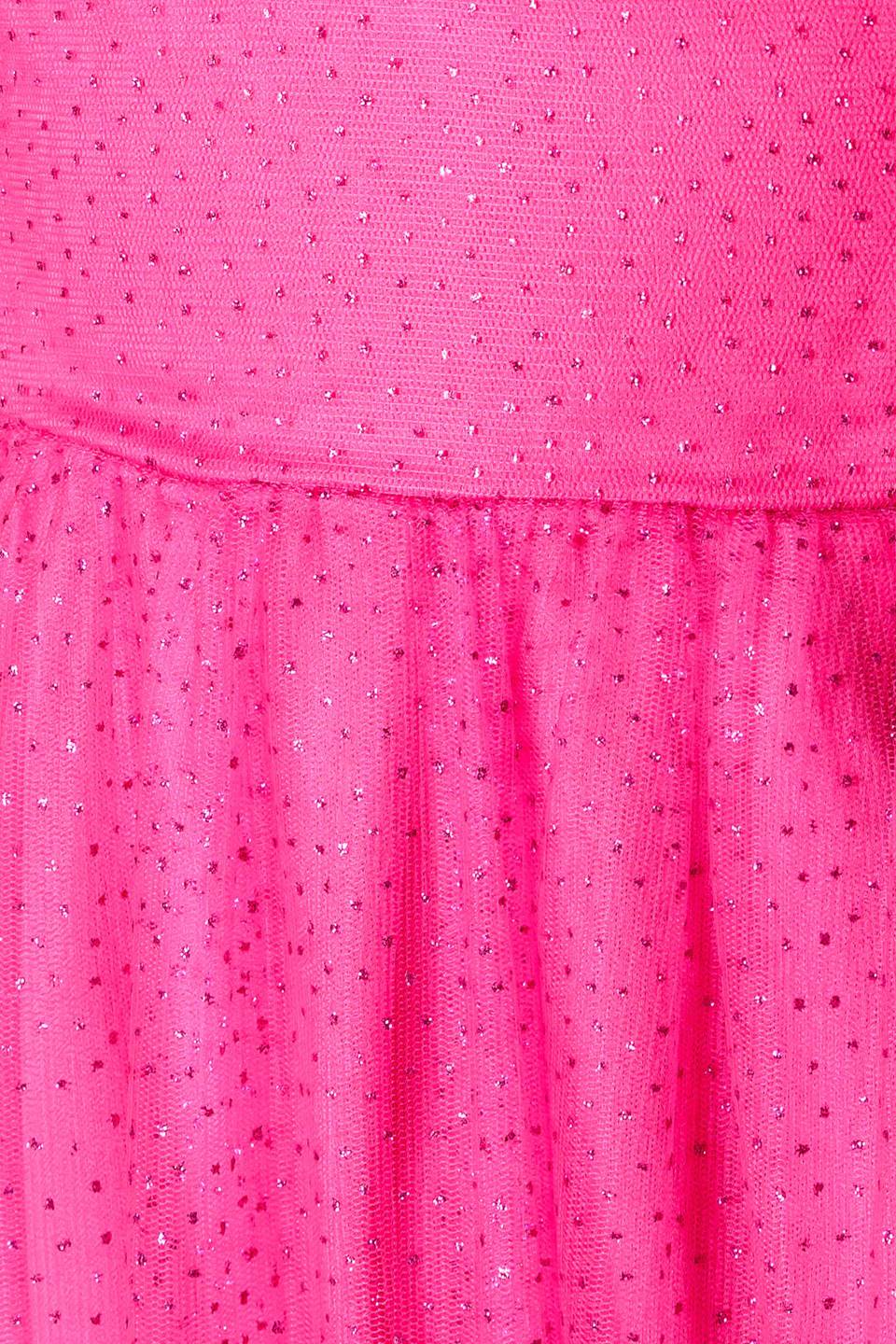 VESTIDO MIDI DE TUL FUCSIA "ALGO DE AIRE FRESCO"